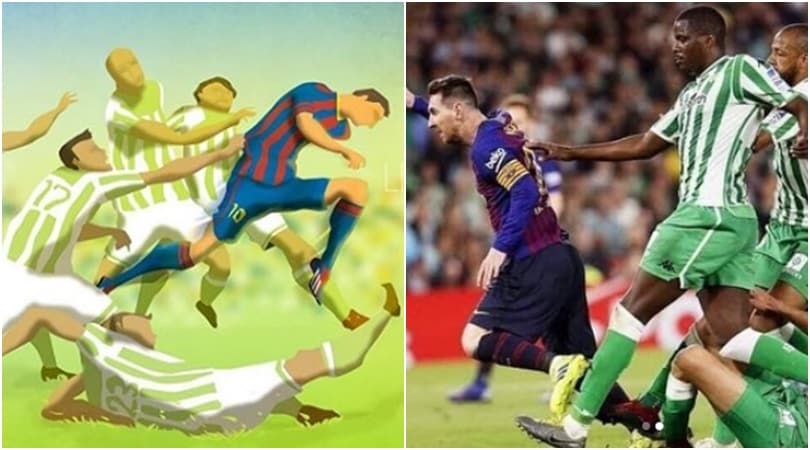 Quel genio di Messi: rende vero un quadro di sei anni prima!