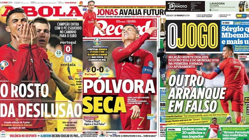 Ronaldo non basta al Portogallo: le delusione sui giornali portoghesi