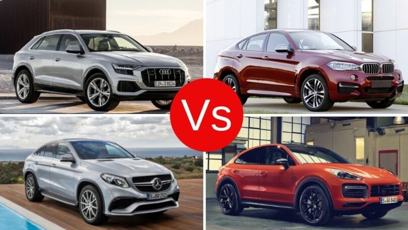 Audi, BMW, Mercedes, Porsche: gara tra SUV-coupé