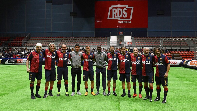 Birra Peroni in campo con le storiche vecchie glorie del Genoa