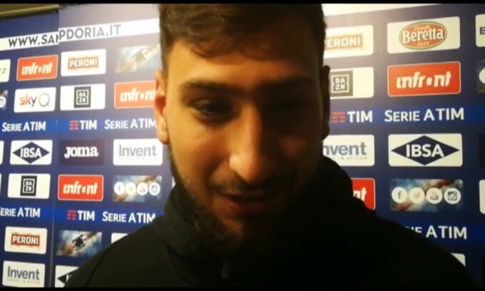 Donnarumma: "Sono molto dispiaciuto"