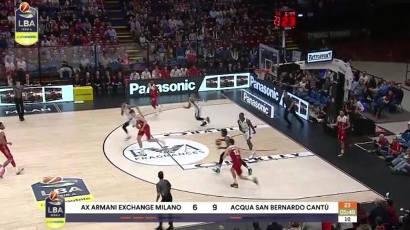 AX Armani Exchange Milano-Acqua S.Bernardo Cantù 98-91