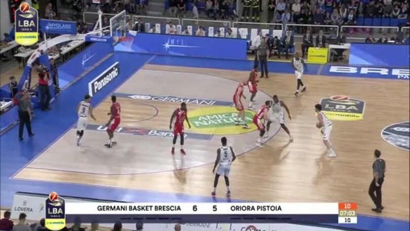 Germani Basket Brescia-Oriora Pistoia 87-79