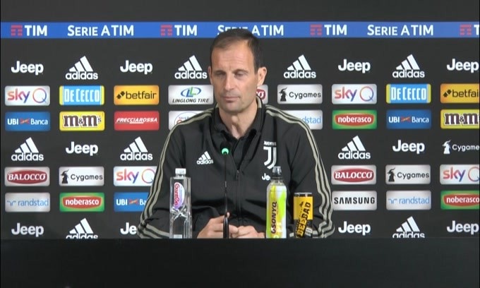 Allegri: "Attenzione al Cagliari, in casa si trasforma"