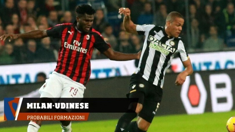 Milan-Udinese, le probabili formazioni