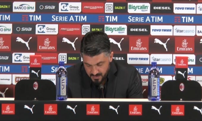 Gattuso: "Abbiamo patito a livello fisico"