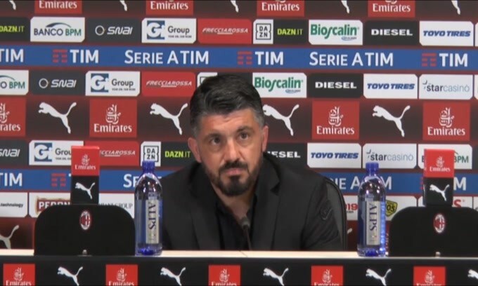 Gattuso al cronista: "Guardi le partite col vino"
