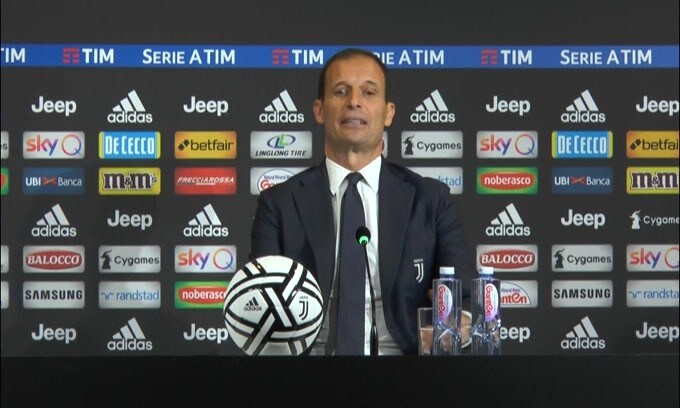 Allegri: "Nel primo tempo eravamo arrangiati"