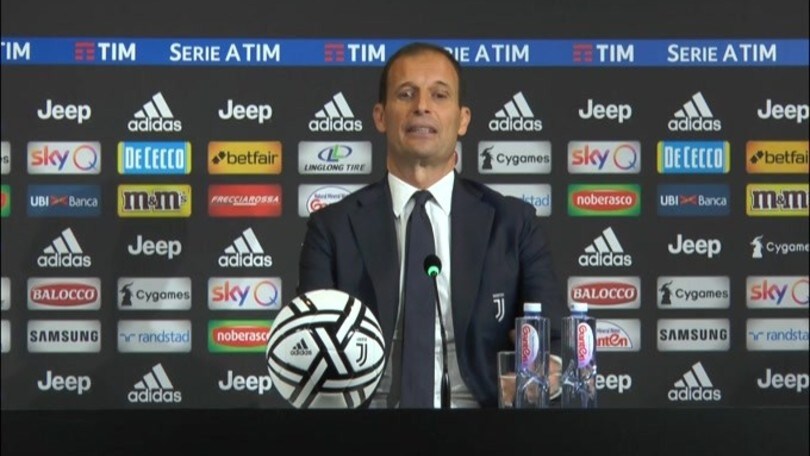 Allegri: "Nel primo tempo eravamo arrangiati"