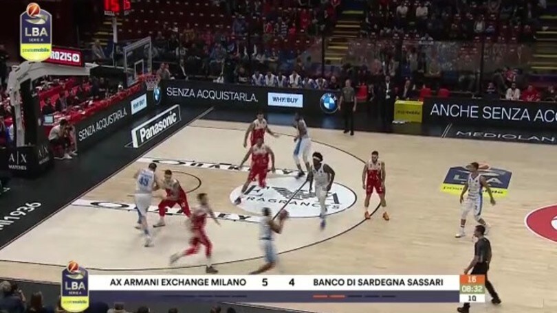 AX Armani Exchange Milano-Banco di Sardegna Sassari 79-93
