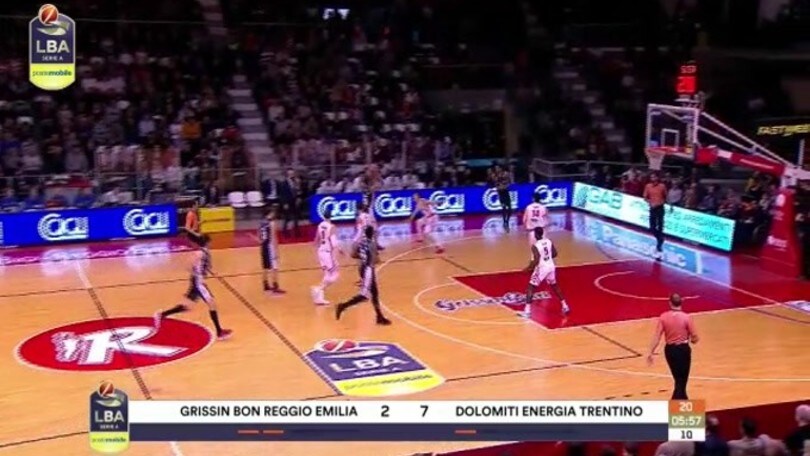 Grissin Bon Reggio Emilia-Dolomiti Energia Trentino 80-84