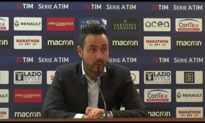 De Zerbi: "L'arbitro è andato contro le regole"