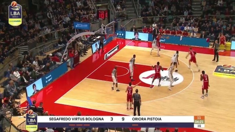 Segafredo Virtus Bologna-Oriora Pistoia 67-78