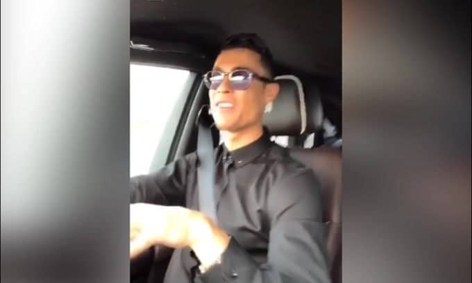 Juve, Cr7 canta in auto