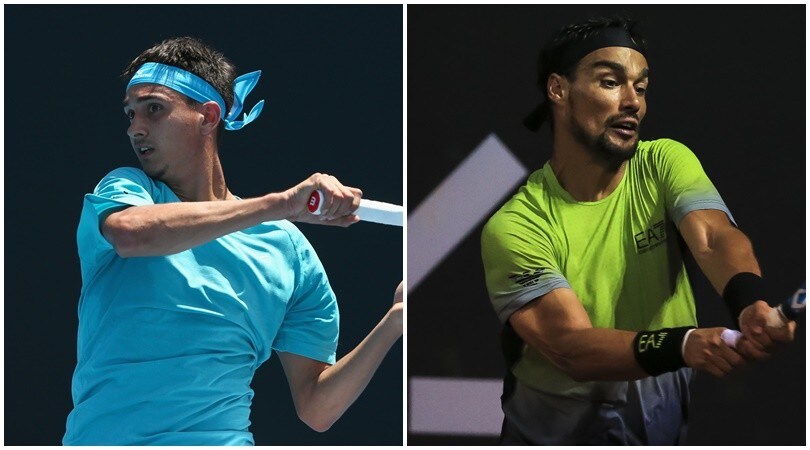 Tennis, Marrakech: passa Sonego, eliminato Fognini