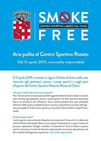 Calcio Chieri 1955 - Centro Sportivo Roberto Rosato “Smoke Free”