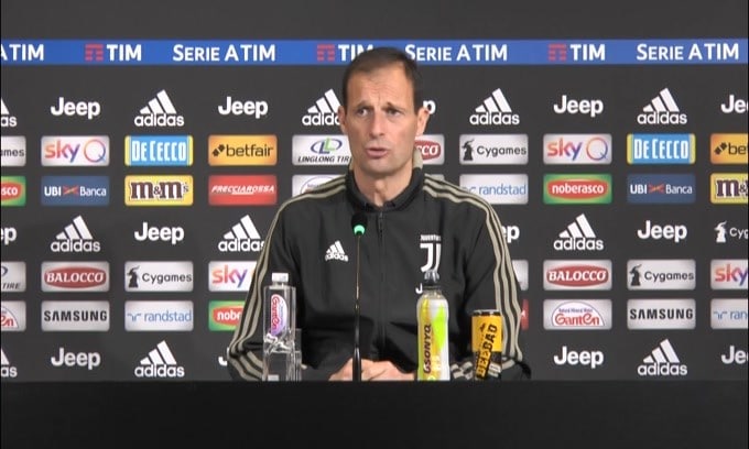 Allegri: "Festeggiamenti? Si possono rimandare dopo Juve-Ajax"