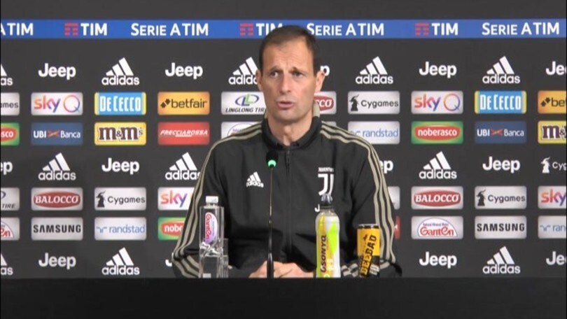 Allegri: "Festeggiamenti? Si possono rimandare dopo Juve-Ajax"