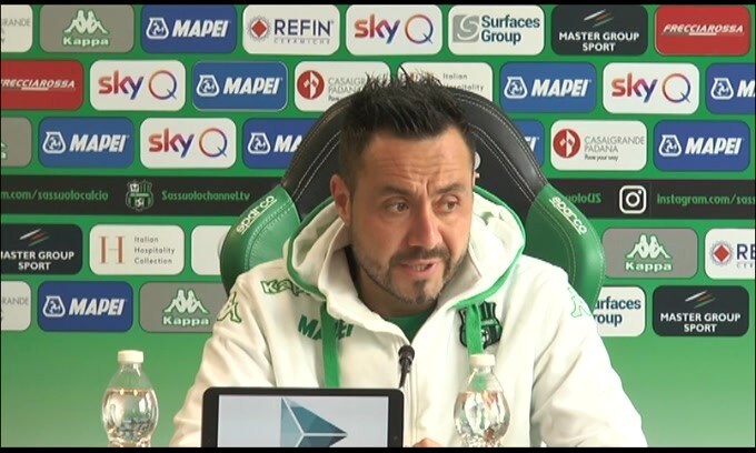 De Zerbi: "Anche dovessimo vincere non saremmo fuori dalla zona calda"