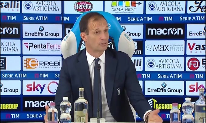 Allegri: "Serviva più attenzione per fare punti"