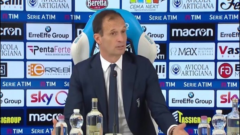 Allegri: "Serviva più attenzione per fare punti"