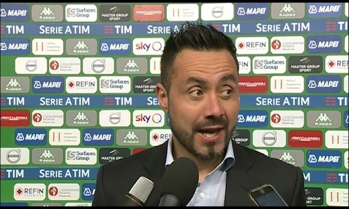 De Zerbi: "Abbiamo fatto una partita di maturità"