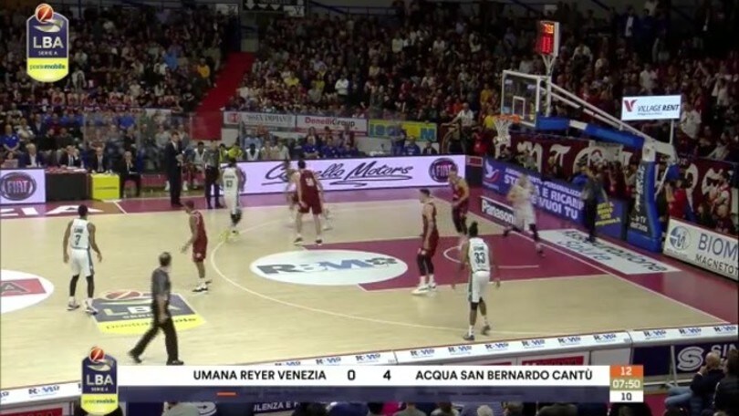 Umana Reyer Venezia-Acqua S.Bernardo Cantù 94-90