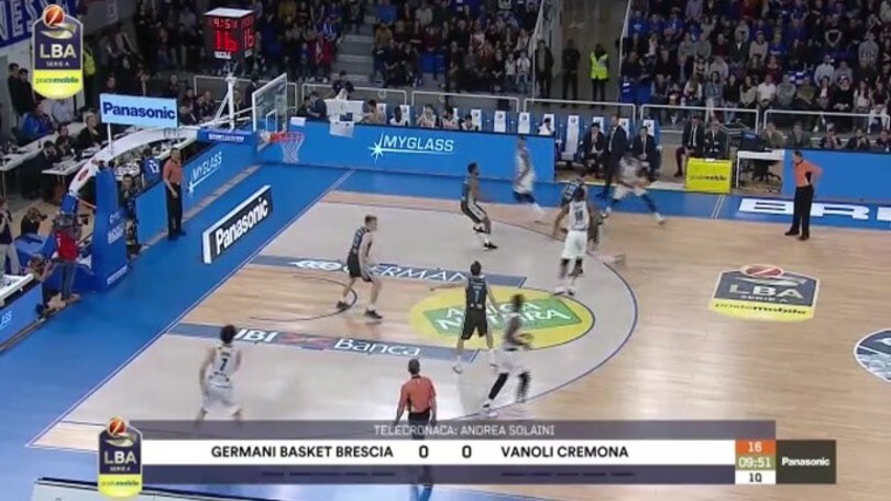Germani Basket Brescia-Vanoli Cremona 86-89