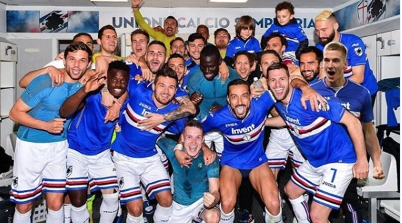 La Sampdoria gioisce, Praet è all'antidoping: si vendica con Photoshop