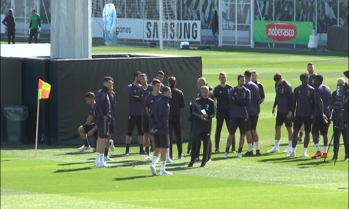 Numeri e corsa: l'allenamento della Juve