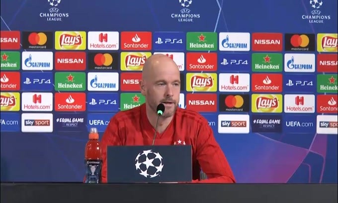 Ten Hag: "Juve favorita, nessuna marcatura a uomo per Cr7"
