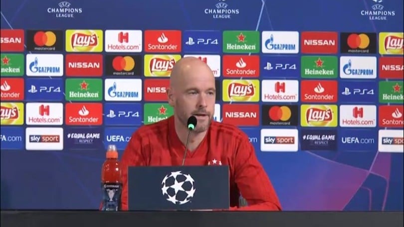 Ten Hag: "Juve favorita, nessuna marcatura a uomo per Cr7"