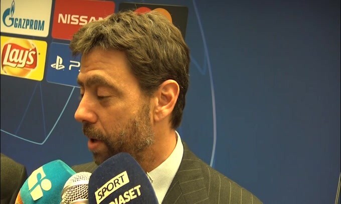 Agnelli: "Complimenti all'Ajax"