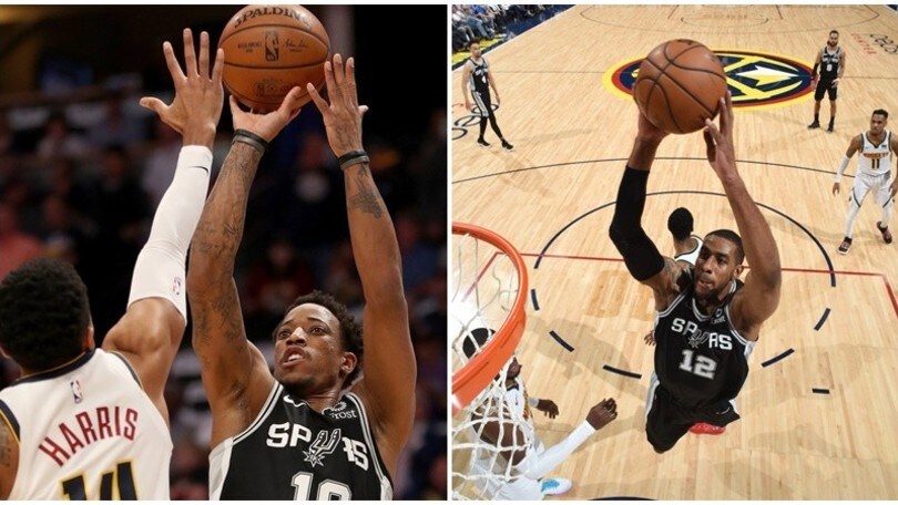 Nba, gara-2 dei playoff: rimonta Denver su San Antonio