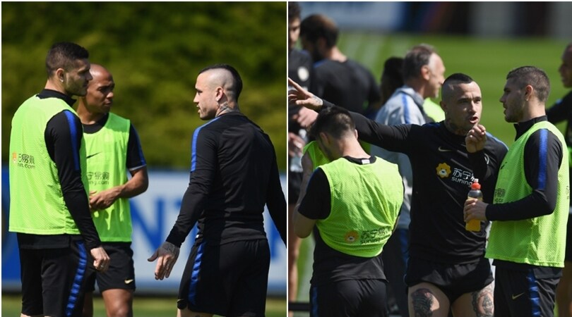 Inter, il confronto tra Icardi e Nainggolan prima della Roma