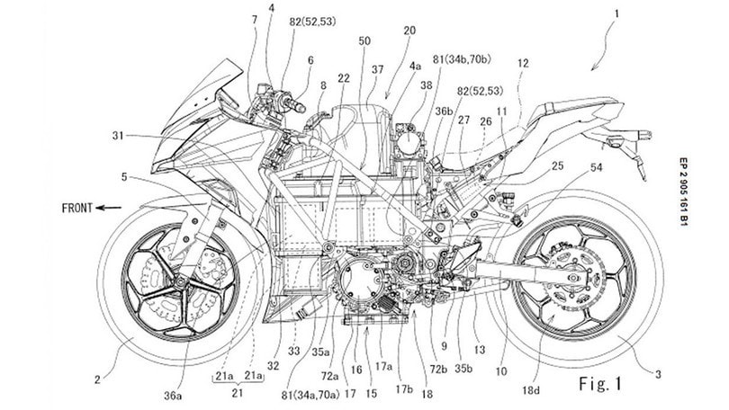 Kawasaki, batteria intercambiabile per la Ninja elettrica?