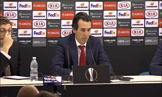 Emery: "Dico grazie ai nostri tifosi"