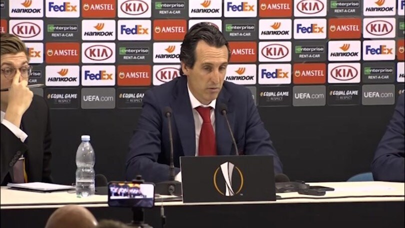 Emery: "Dico grazie ai nostri tifosi"