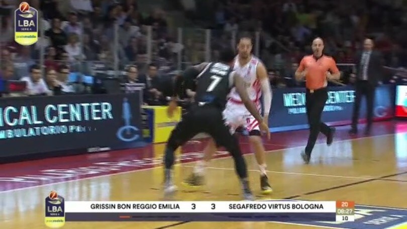 Grissin Bon Reggio Emilia-Segafredo Virtus Bologna 81-89