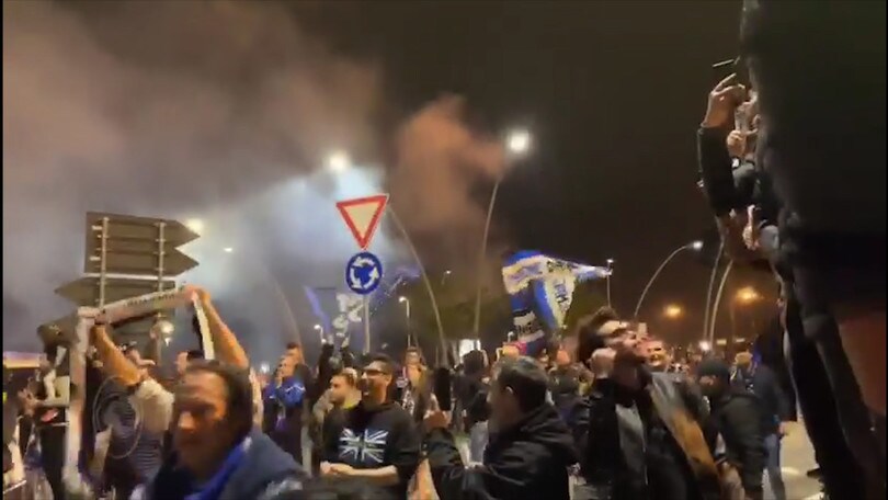L'Atalanta torna a Bergamo: tifosi in delirio