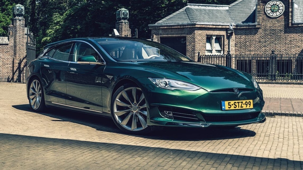 Tesla Model S Shooting Brake, le foto della wagon speciale