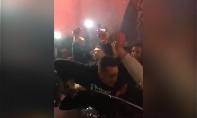 Gollini, super festa con i tifosi
