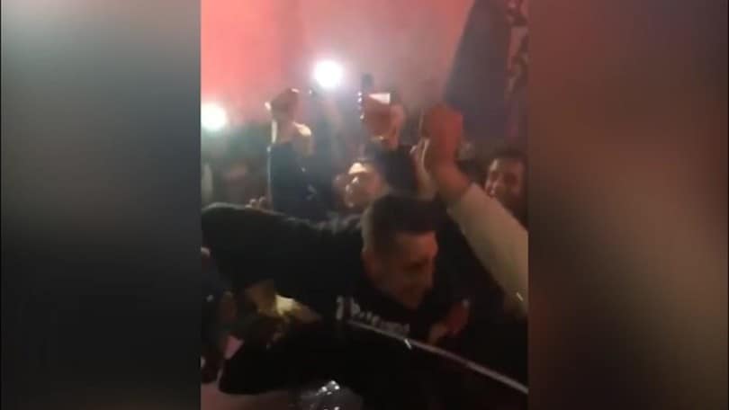 Gollini, super festa con i tifosi