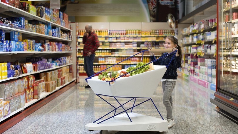 Self-Braking Trolley Ford: freni per il carrello della spesa