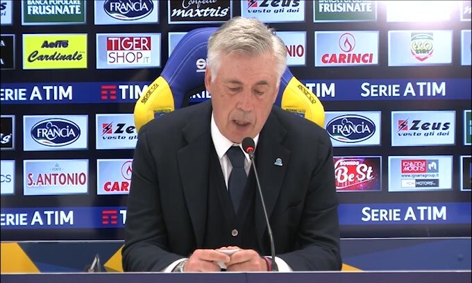 Ancelotti: "I giocatori erano delusi per i cori dei tifosi"