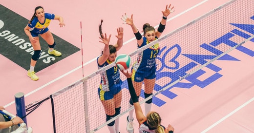 Volley: A2 Femminile, in Gara 1 di Semifinale Trento domina su Caserta