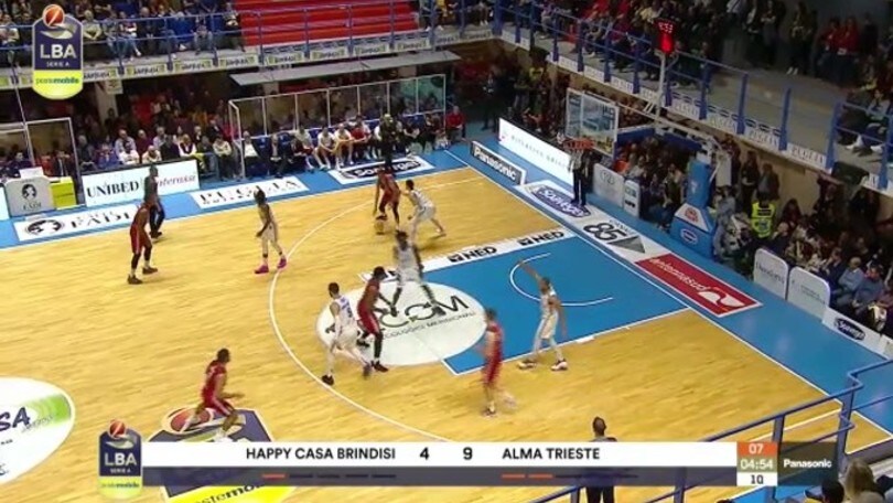 Happy Casa Brindisi-Alma Trieste 85-77