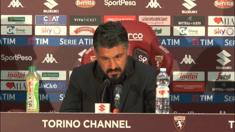 Gattuso: "A rischio esonero? Chiedetelo alla società"