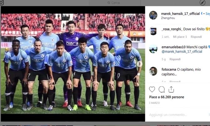 Hamsik in Cina non sfonda