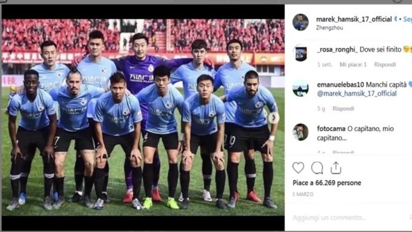 Hamsik in Cina non sfonda